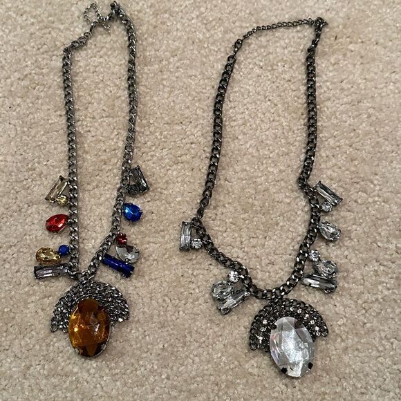 2 statement necklaces - Picture 1 of 3